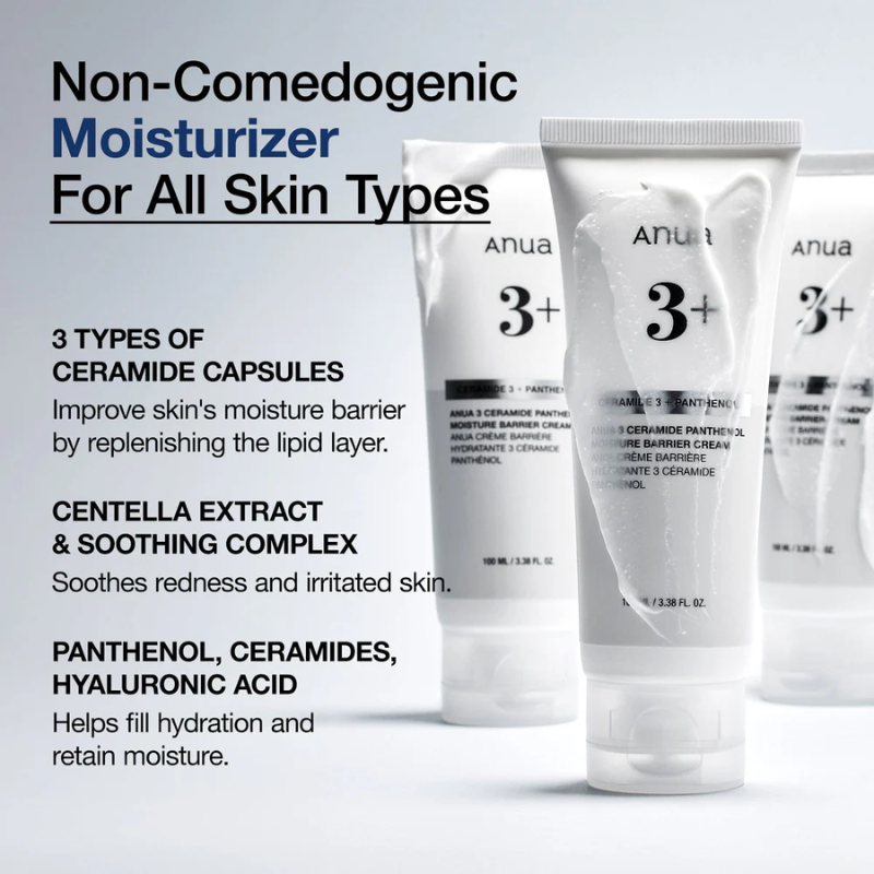 Anua 3 Ceramide Panthenol Moisture Barrier Cream 100ml-3